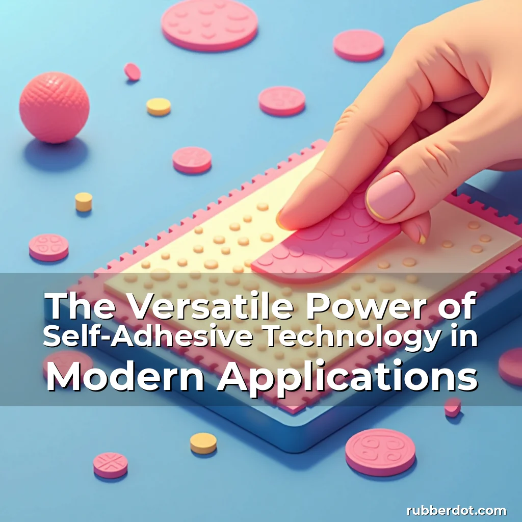 Read more about the article The Versatile Power of Self-Adhesive Technology in Modern Applications